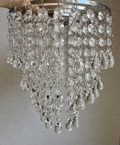 Heavy clear glass droplet - heavy,