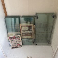 IKEA Jarna Display Cabinet Spare Glass Shelves & a single pair of Cabinet Doors