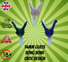 Glass Bong Bowl Croc Design |