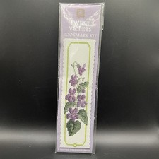 Sweet Violets Bookmark Cross
