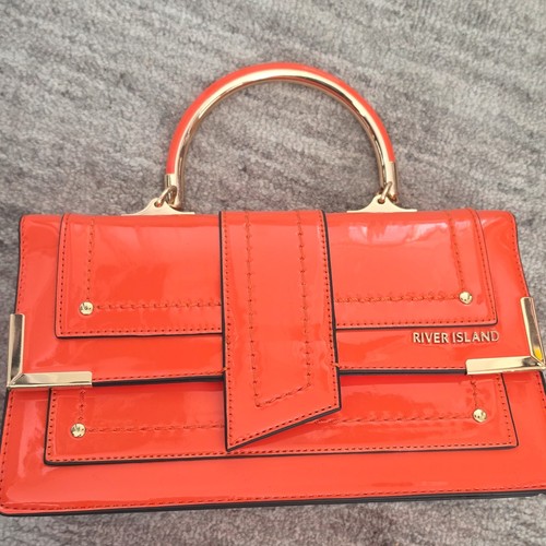 River island orange patent - river,