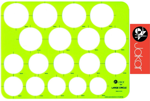Jakar large circles template - jakar,