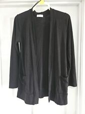 Matalan Papaya Black Open Cardigan Size 12