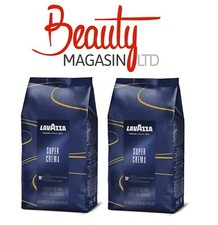 2 X Lavazza Super Crema Coffee Beans 1kg