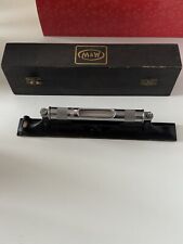 Moore & Wright 12" Machine Level Vintage In Wood Case