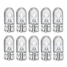 10PCS T10 WHITE for Halogen 501 Globe Car Interior Side Light Wedge Bulb Lamp