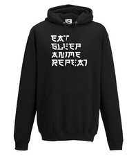 Eat Sleep Anime Repeat Hoodie