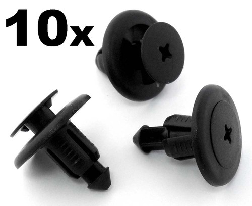 10x plastic trim panel clips - trim,