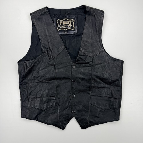 Vintage first genuine leather - first,