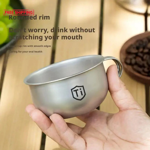 Titanium mug lightweight - -,