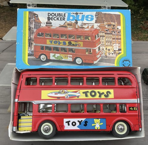 Vintage double decker - double, friction