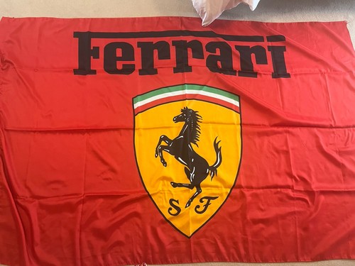 Ferrari prancing horse flag - prancing,