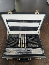 SBS Bestecke Solingen 70-Piece Cutlery Set 23/24ct Gold-Plated Highlights