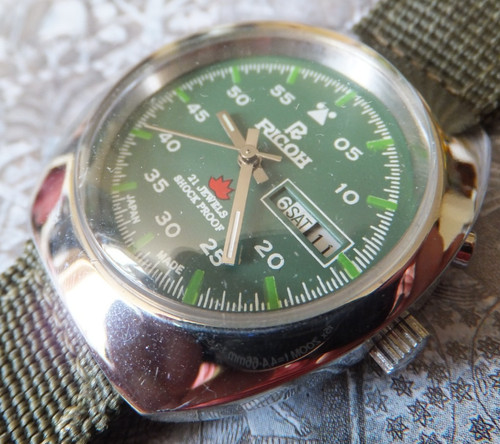 Green field watch 36mm - 36mm, 1970's
