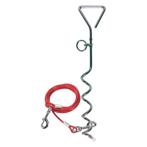 Dog anchor screw peg - screw, with