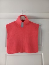 Oliver Bonas Rose Pink Roll Neck Tabard Scarf One Size New