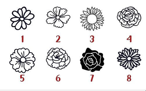 Flower vinyl decal sticker - flower,