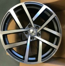 19"vancouver grey pol gti alloy wheels audi/vw/tt/t4/a4/a3/a6/golf/seat tyres