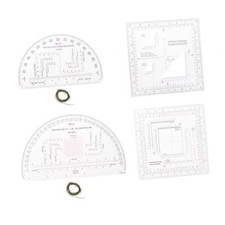 Land Navigation Protractor Map