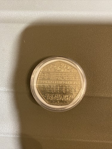 Benjamin britten 50p coin - coin,