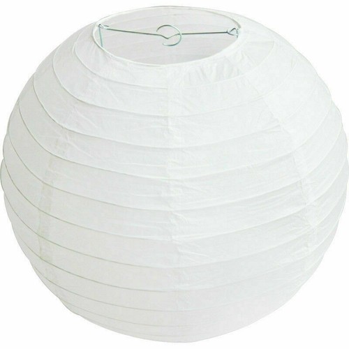 White round ball paper - white,