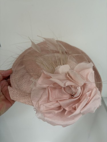 Maddox fascinator pink - pink, silk