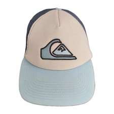 Quiksilver Trucker Cap Snapback Blue Unisex Summer Vacation Holiday Surf