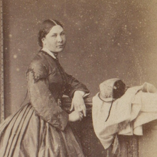 Scarborough cdv lady named - cdv,