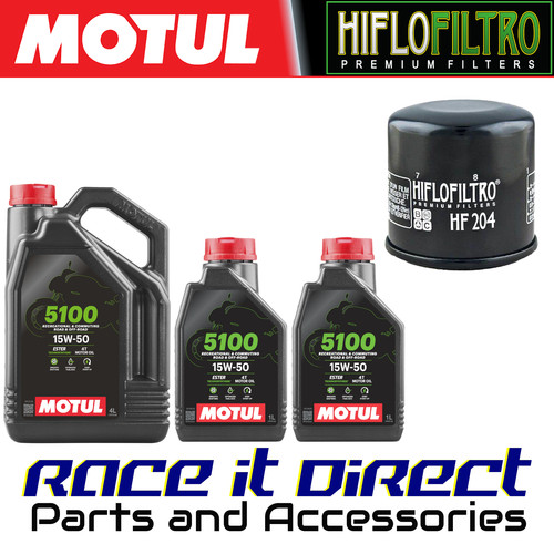 Oil and filter for triumph - and,