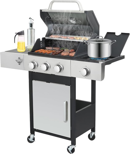 Burner propane gas grill - 3,