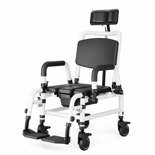 Reclining shower commode chair - shower,