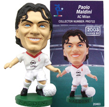 Corinthian Prostars AC MILAN Away MALDINI PRO722 Loose With Card LWC - Series 20