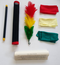 SILKS IN NET TUBE SM-48 by Tricks Co - Professional Stage Magic Trick