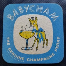 Babycham Beer Mat Uk Cat No