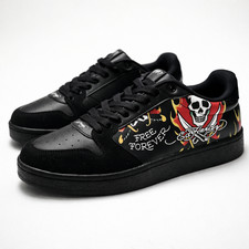 Ed Hardy Skull Flame Sneakers