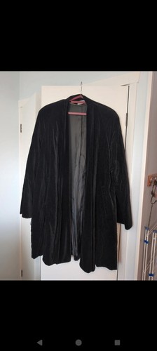 Vintage black velvet - vintage,