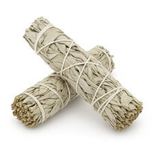 2x White Sage Smudge Sticks 4"