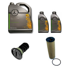 Mercedes-Benz Genuine Oil Filter & Engine Oil Fits E-Class W213 E200 220d OM654