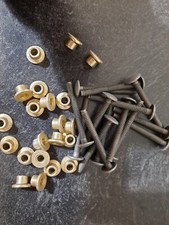 Peterbilt 379 Hucks & Collars - 3/16" Medium Flange Collars USA - Pack of 100