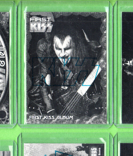 Kiss trading card - kiss-trading, blue