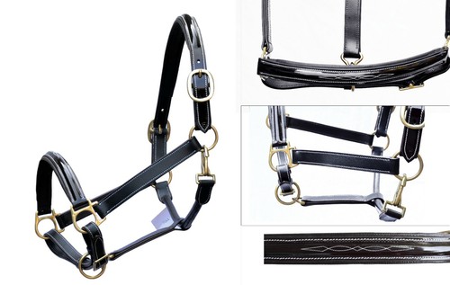 Leather head collar fully - head,