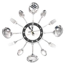 Kitchen Cutlery Wall Clock