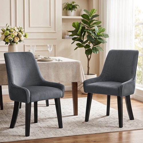 Set 6 velvet dining - set,