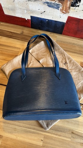 Louis vuitton lussac blue - lussac, epi