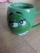 M And M Green Coffee Mug 2013 M And M World Good Condition