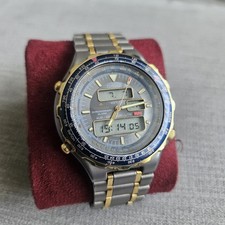 Rare Vintage Citizen  c162 ana Digi  full titanium watch 