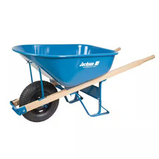 Wheelbarrow Blue Steel Tray 6