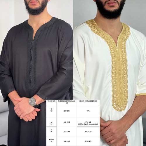 Men moroccan thobe islamic - moroccan,