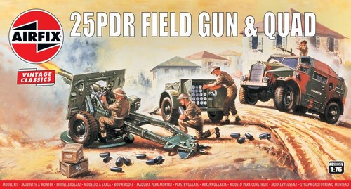 Airfix a01305v 25pdr field - a01305v,