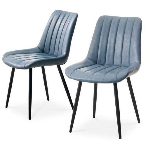 2pcs faux leather dining - faux,